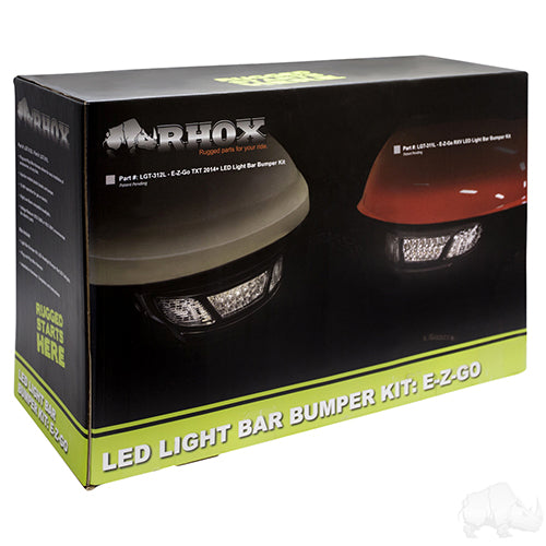 Light Bar Bumper Kit, Complete, LED, E-Z-Go TXT 14+