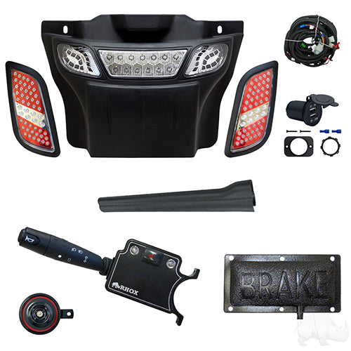 Build Your Own LED Light Bar Kit, E-Z-Go RXV 16+ (Deluxe, Pedal Mount)