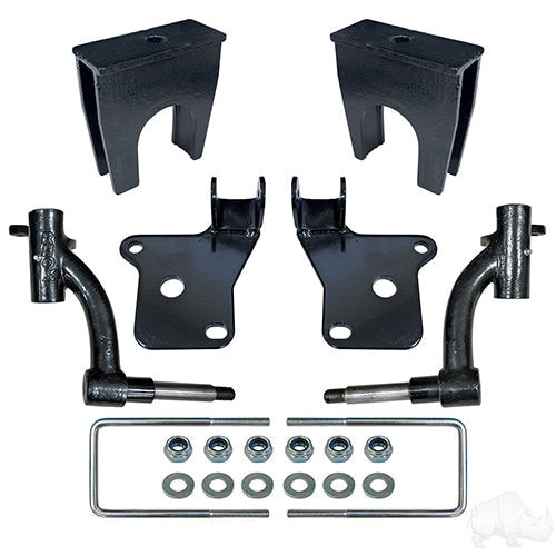 RHOX 6" Golf Cart Drop Spindle Lift Kit, EZGO RXV Electric 08-Feb13