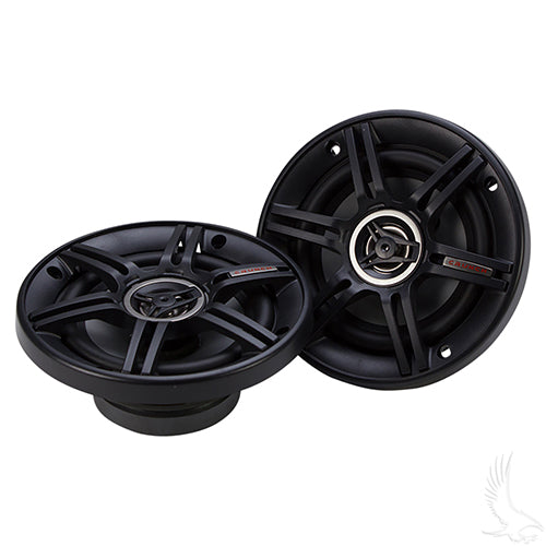 Red Hawk Crunch 5.25" 250W Max Coaxial Speakers, Set of 2