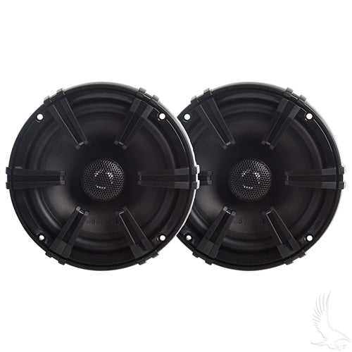 Polk - 5.25" SET OF 2 Moisture Resistant Coaxial Speakers - 50 Watt