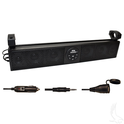 BOSS Six Speaker Golf Cart Bluetooth Soundbar