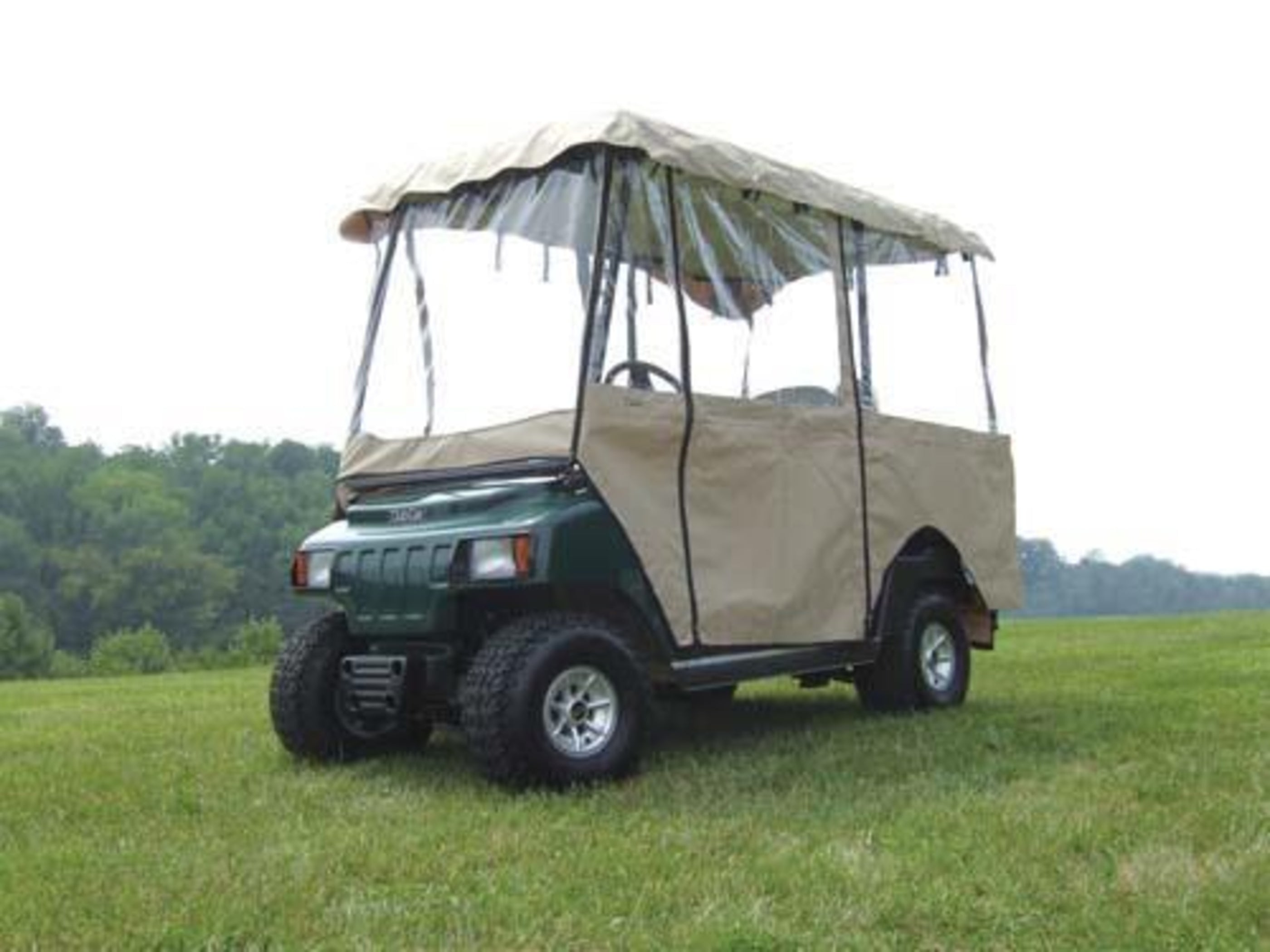 Beige 4-sided 4-Passenger Enclosure - 80" Tops (Universal Fit)