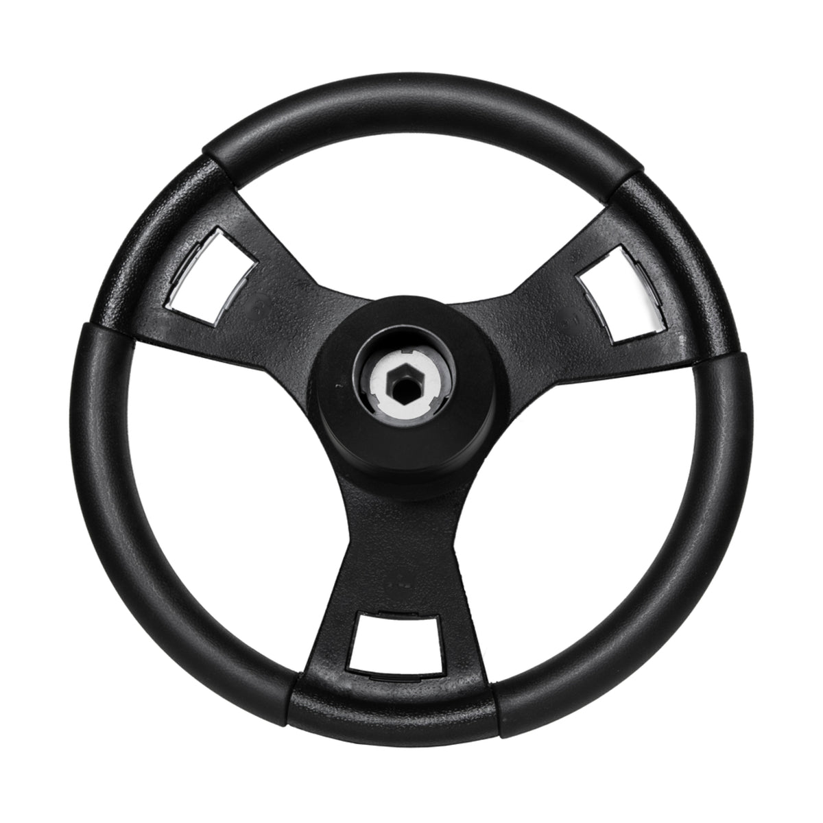 Gussi Italia¬Æ Model 13 Black/Carbon Fiber Steering Wheel For Club Car Precedent / Onward / Tempo