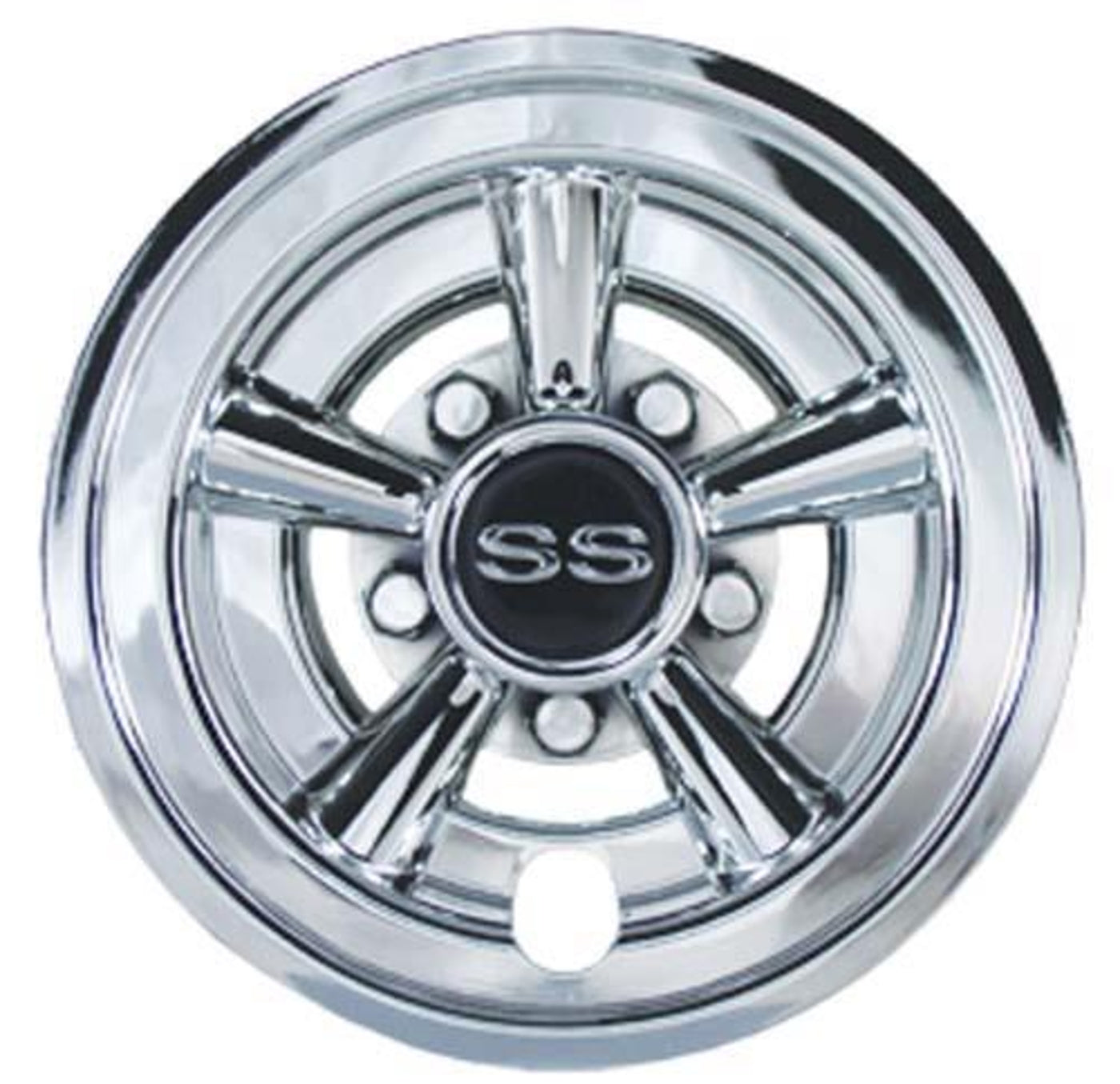 8" Chrome "SS" Wheel Cover