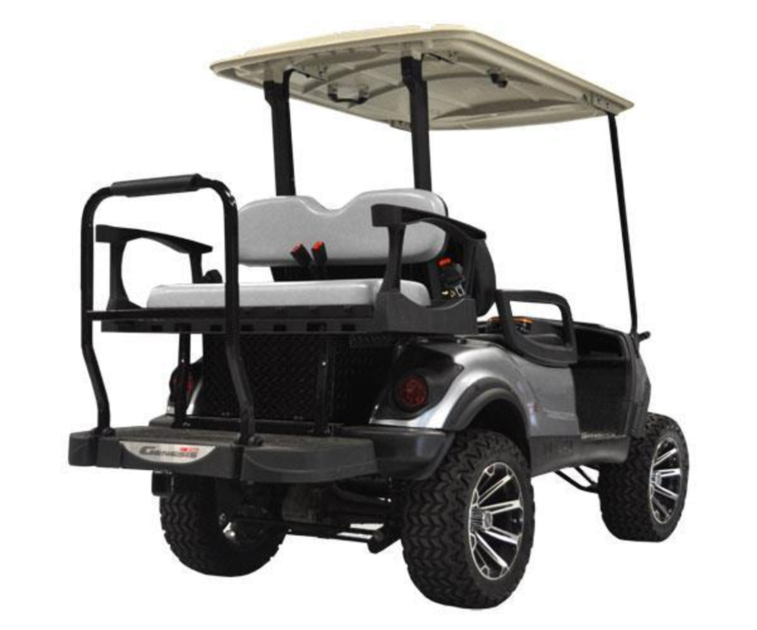 MadJax¬Æ Genesis 300 with Standard Grey Aluminum Rear Flip Seat - Yamaha G29/Drive