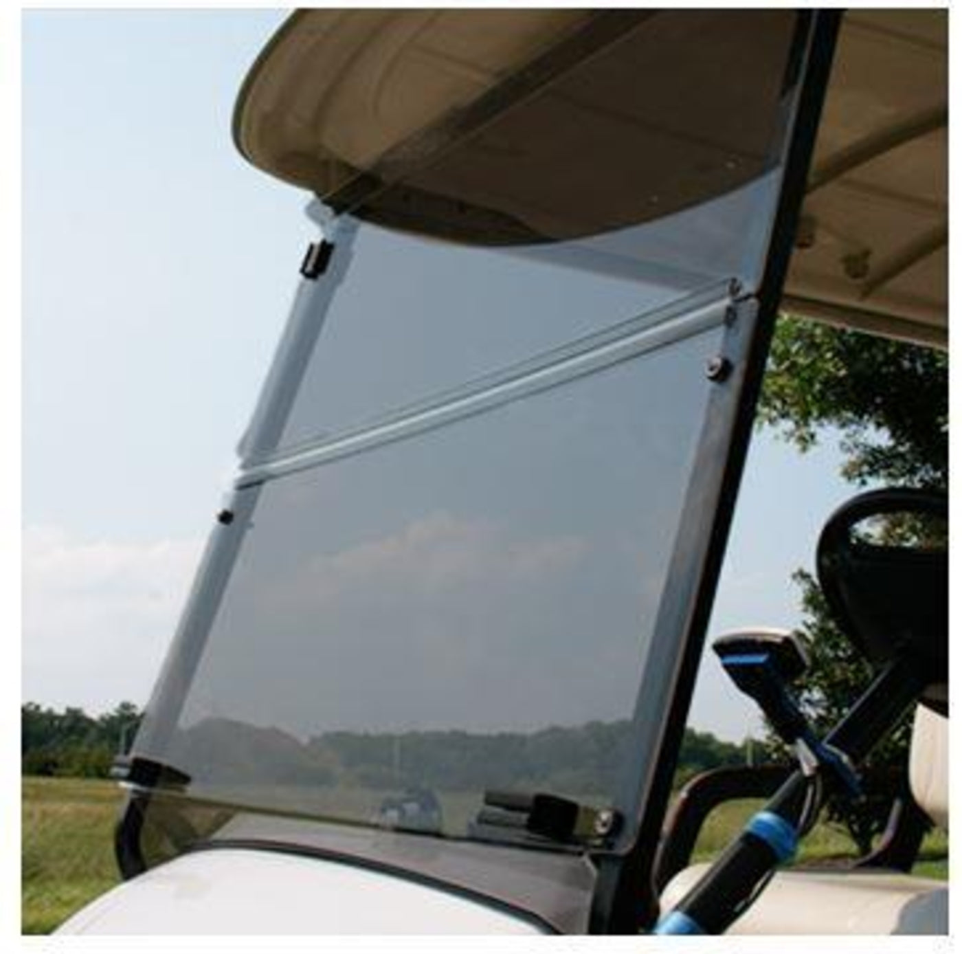 Tinted Yamaha Impact-Resistant Folding Windshield (Models G29/Drive)