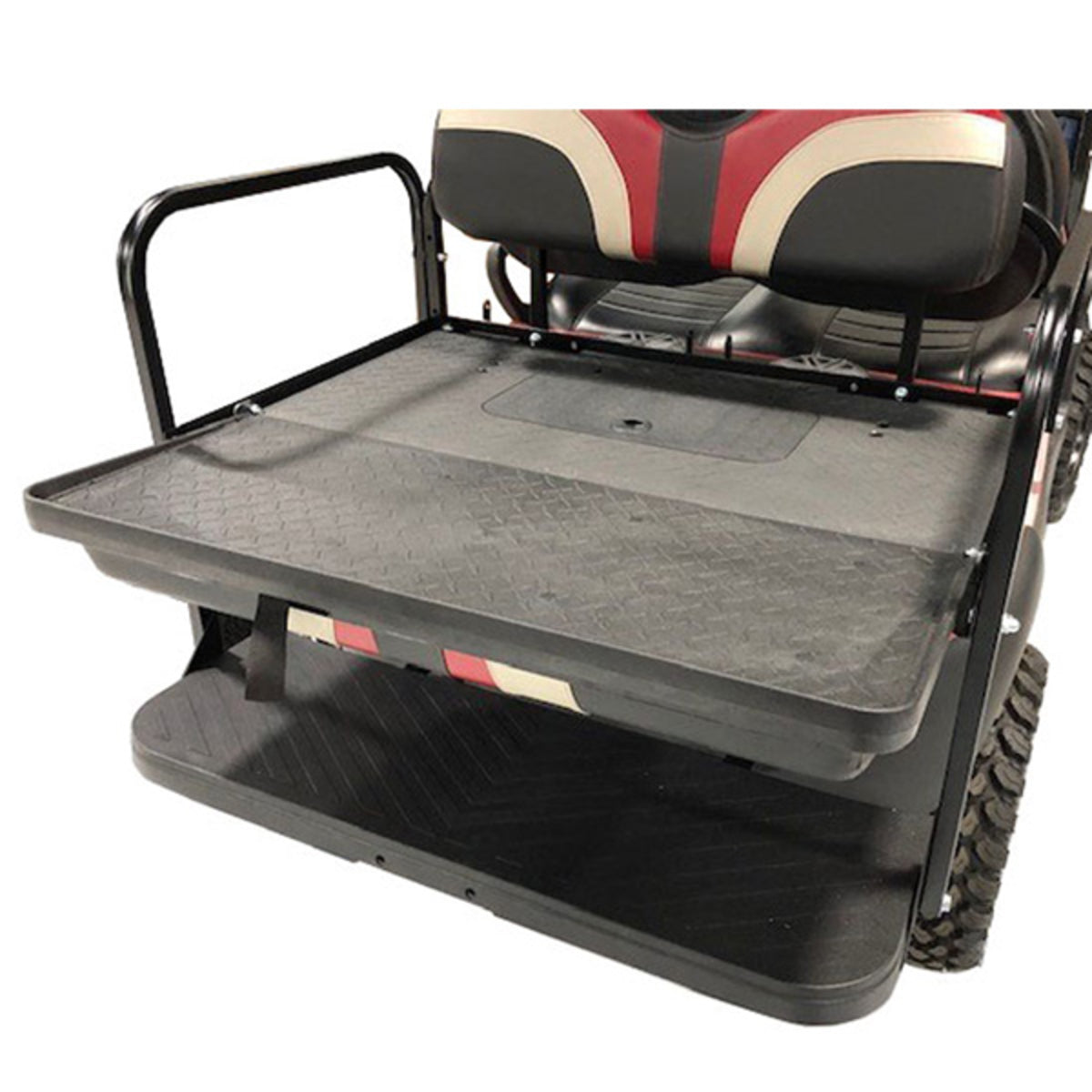 GTW¬¨√Ü MACH3 Rear Flip Seat for E-Z-GO RXV - Sandstone