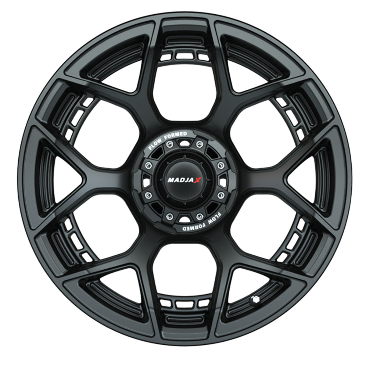 Set of (4) 15&quot; MadJax¬Æ Flow Form Evolution Matte Black Wheels with GTW¬Æ Fusion GTR Street Tires